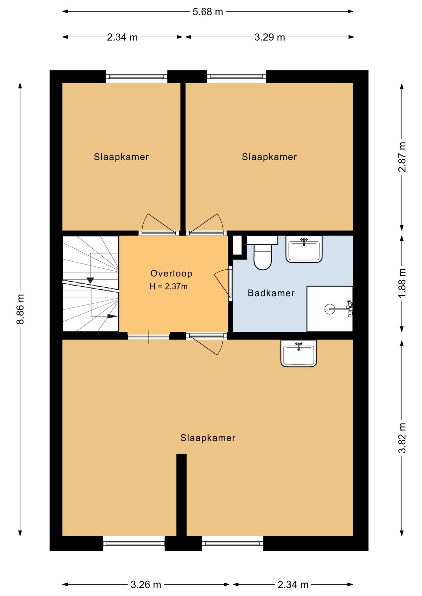 Zoom 15 9 - 8225 KH - lelystad-plattegrond-2